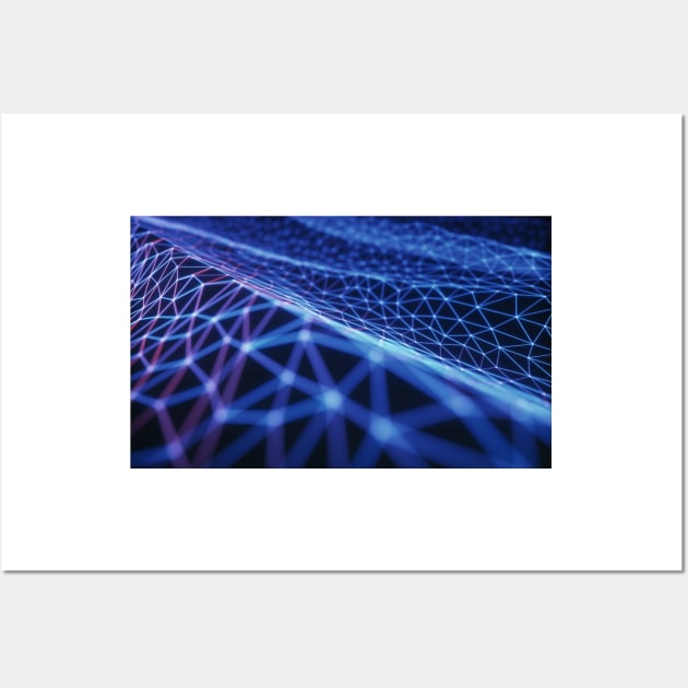 Connecting lines, illustration (F018/5399) Wall Art by SciencePhoto